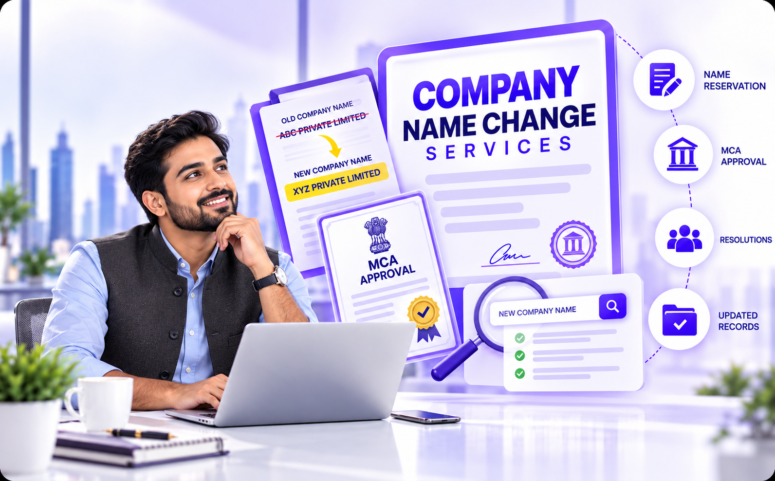Company name change services